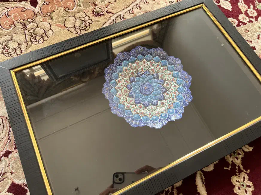 تابلو مینا کاری شده|تابلو، نقاشی، عکس|یزد, |دیوار