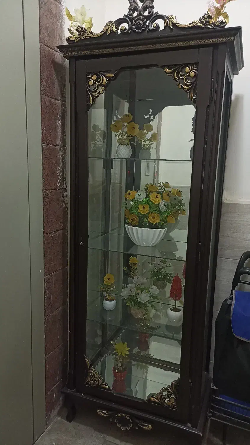 ویترین چوبی سلطنتی|بوفه، ویترین، کنسول|فردیس, قریشی|دیوار