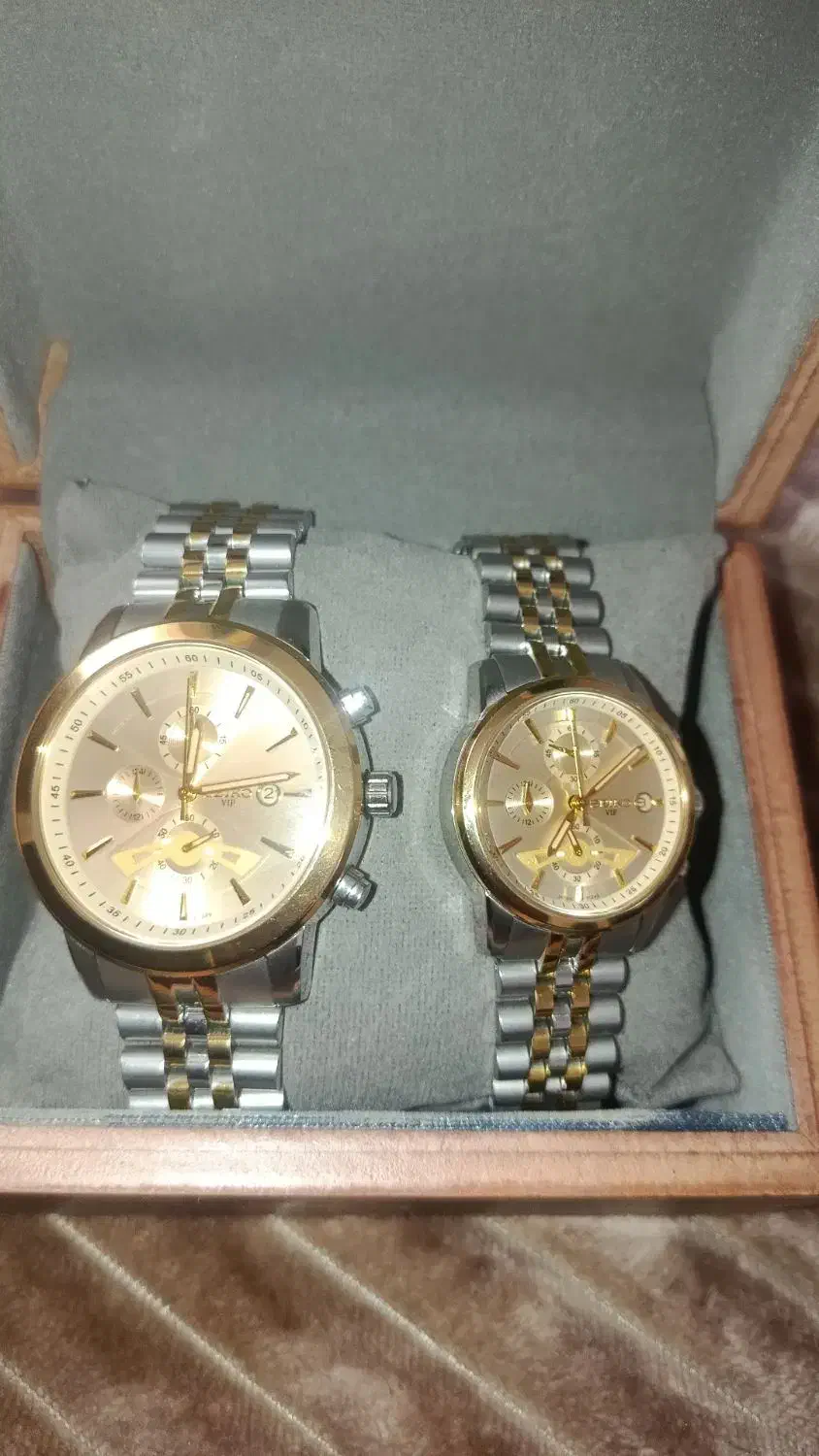 ساعت جفت برند seiko vip|ساعت|لاهیجان, شیشه گران|دیوار