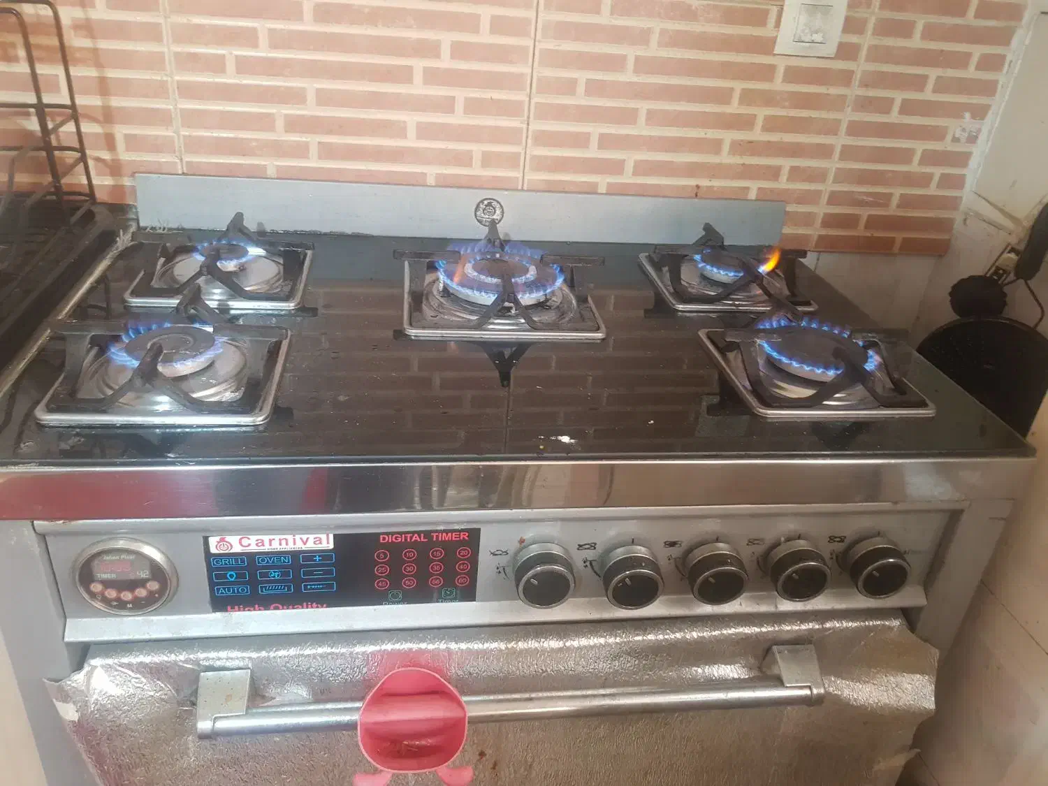 اجاق گاز ۵ شعله|اجاق گاز و لوازم برقی پخت‌وپز|تهران, سازمان آب|دیوار