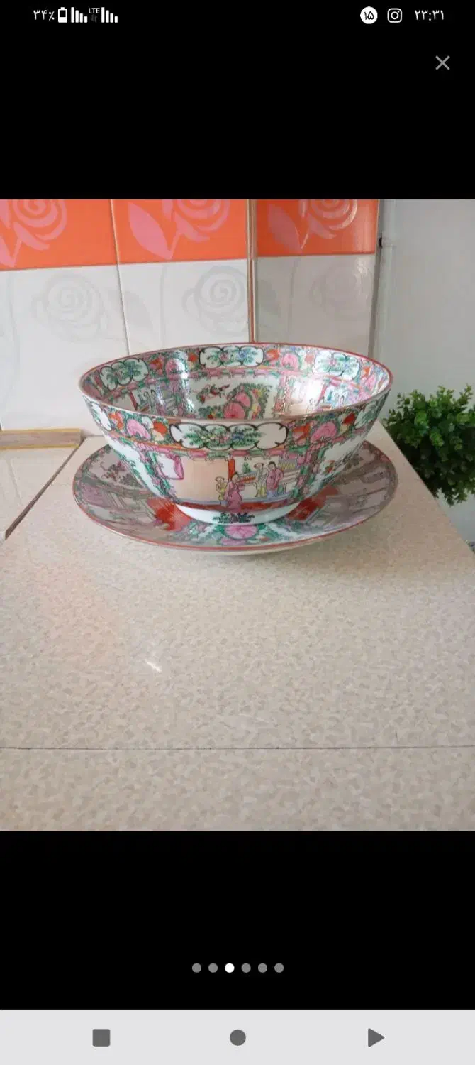 کاسه بشقاب قدیمی|کلکسیون اشیاء عتیقه|اردبیل, |دیوار