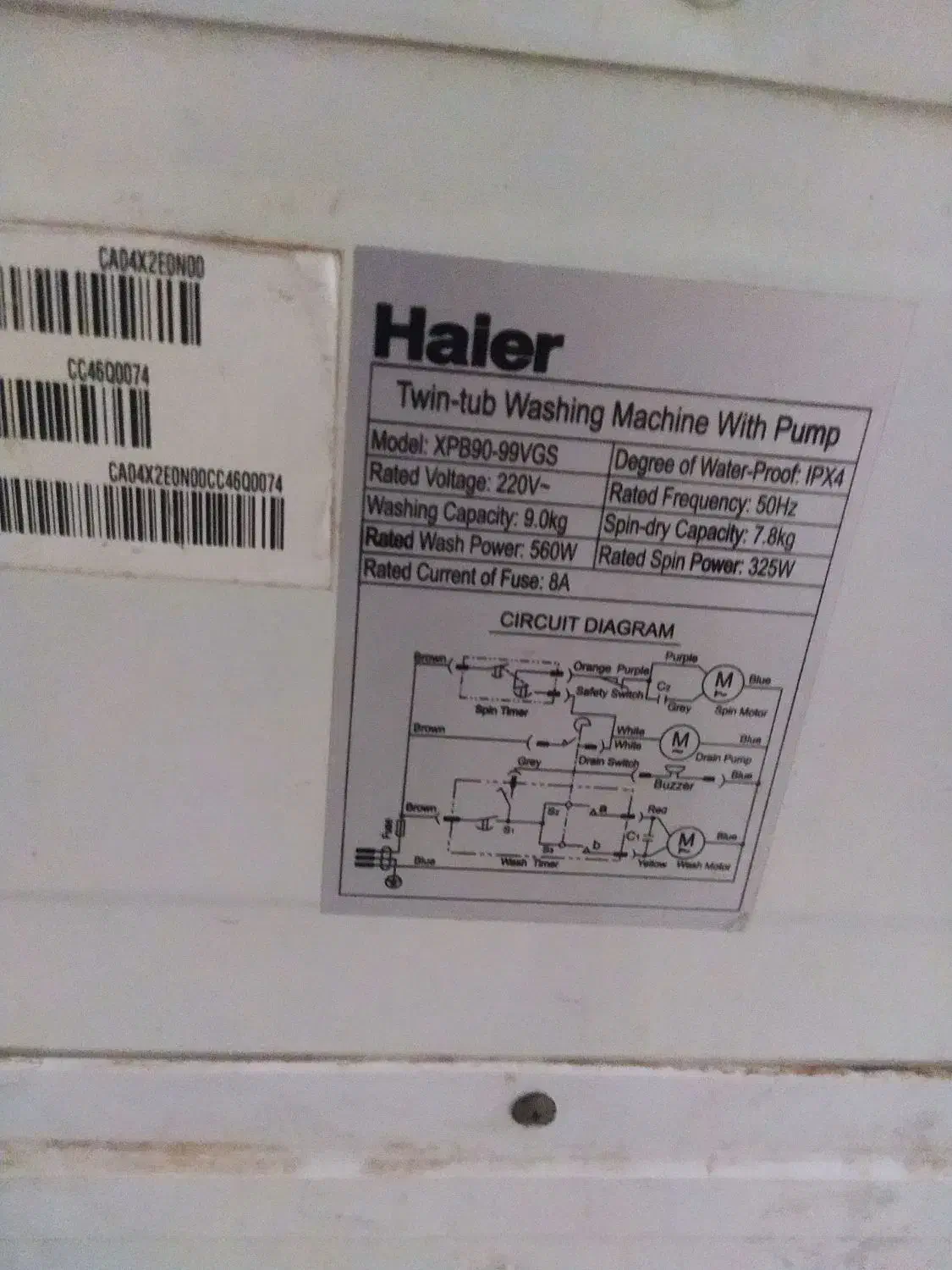 ماشین لباسشویی دوقلو هایر|ماشین لباسشویی و خشک‌کن لباس|قوچان, |دیوار