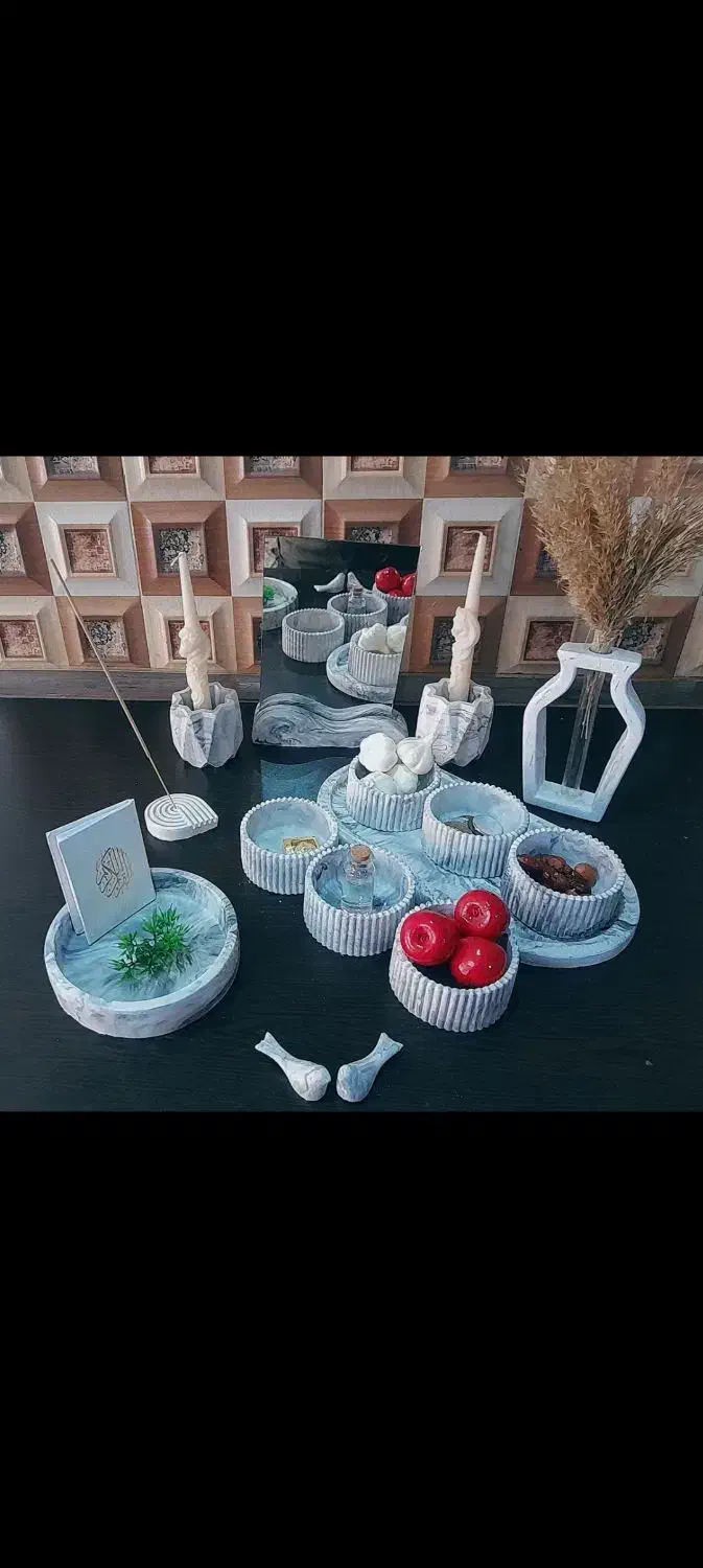 هفت سین ودکوری سنگ مصنوعی|صنایع دستی و سایر لوازم تزئینی|شیراز, کوشک میدان|دیوار