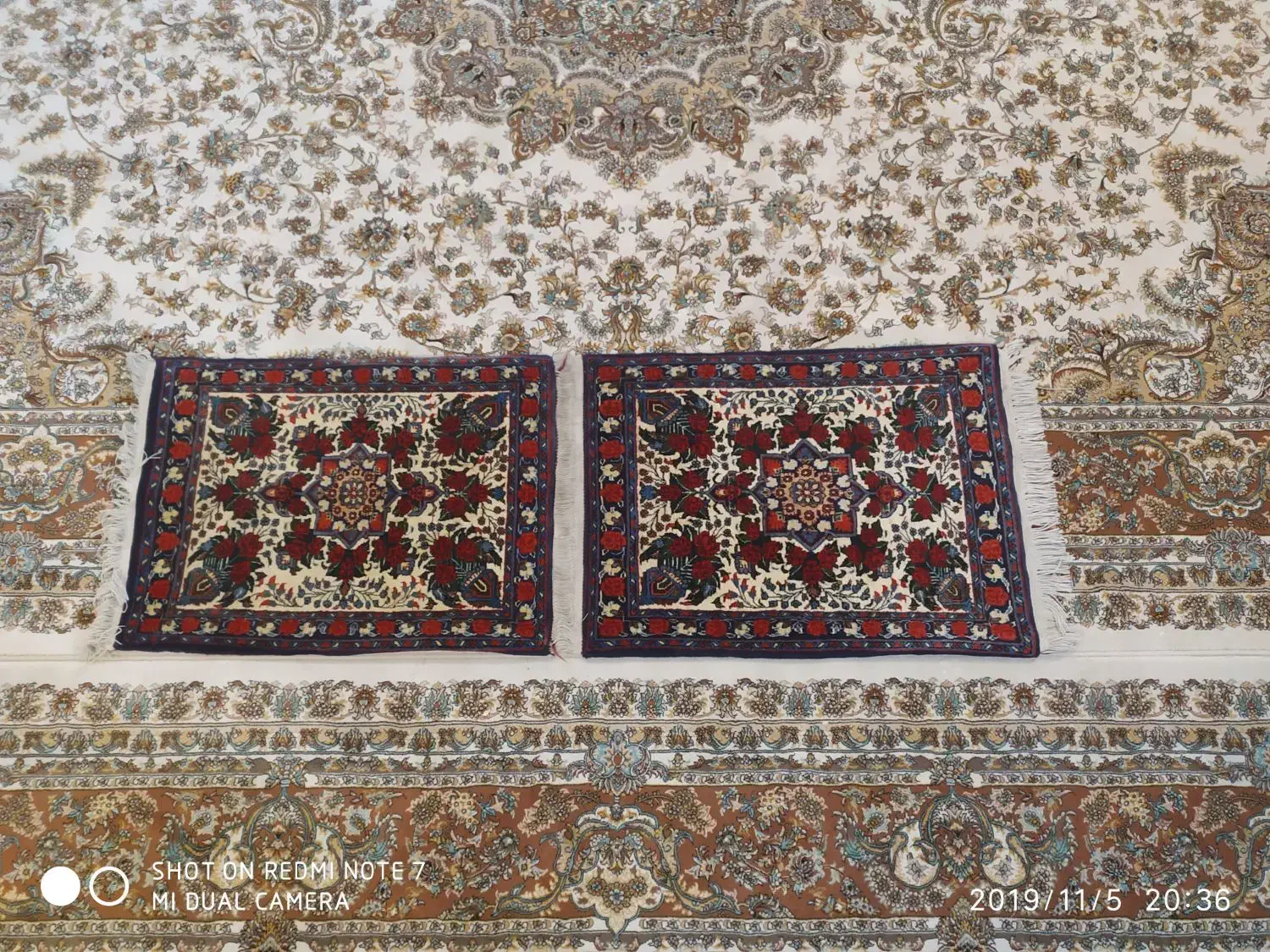 پشتی دستباف اصل بیجار ، فرش دستباف|پشتی|تهران, آجودانیه|دیوار