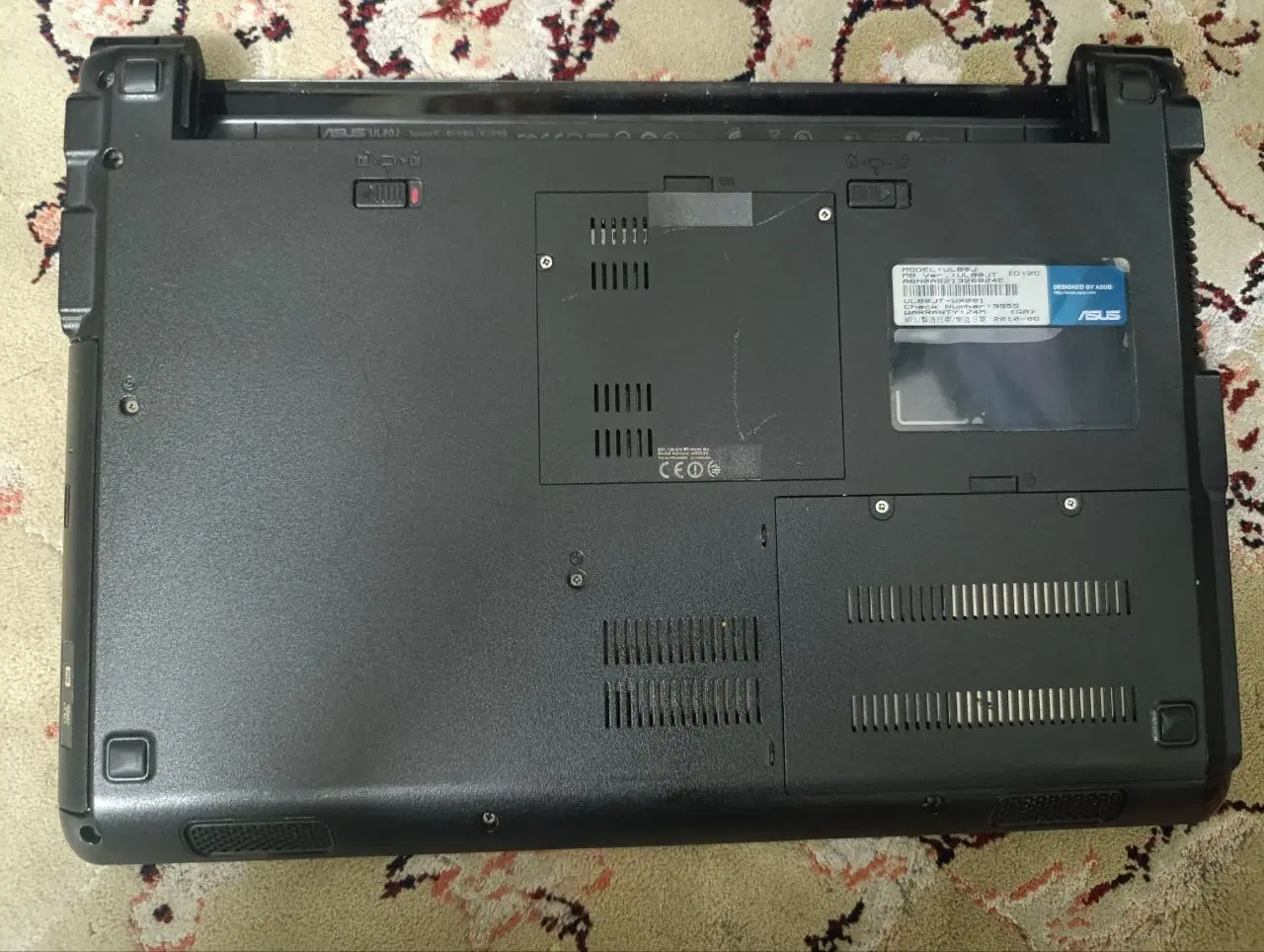 لبتاب AsusTek UL80Jt|رایانه همراه|شیراز, سیاه سنگ|دیوار