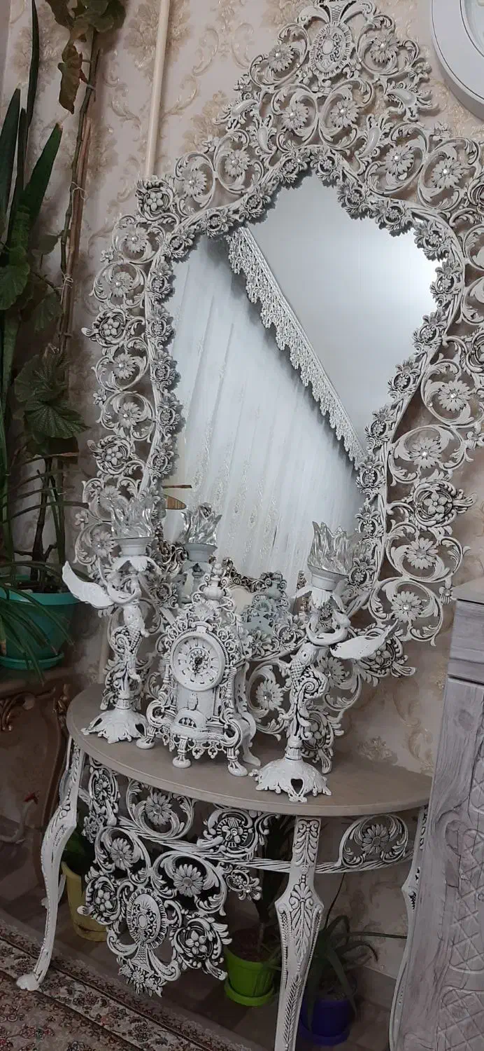 آیینه و شمعدان|بوفه، ویترین، کنسول|تبریز, |دیوار