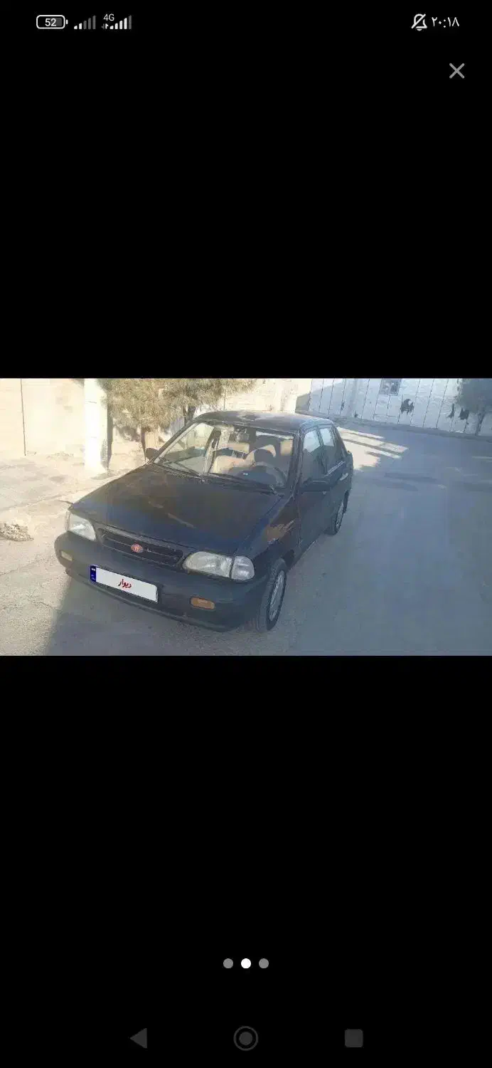 پراید مدل 84 رنگ مشکی|خودرو سواری و وانت|شیروان (خراسان), |دیوار