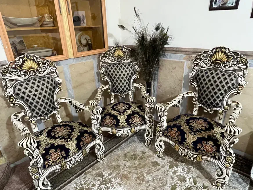 مبل هفت نفره چوب راش گرجستان|مبلمان خانگی و میز عسلی|سراوان, |دیوار