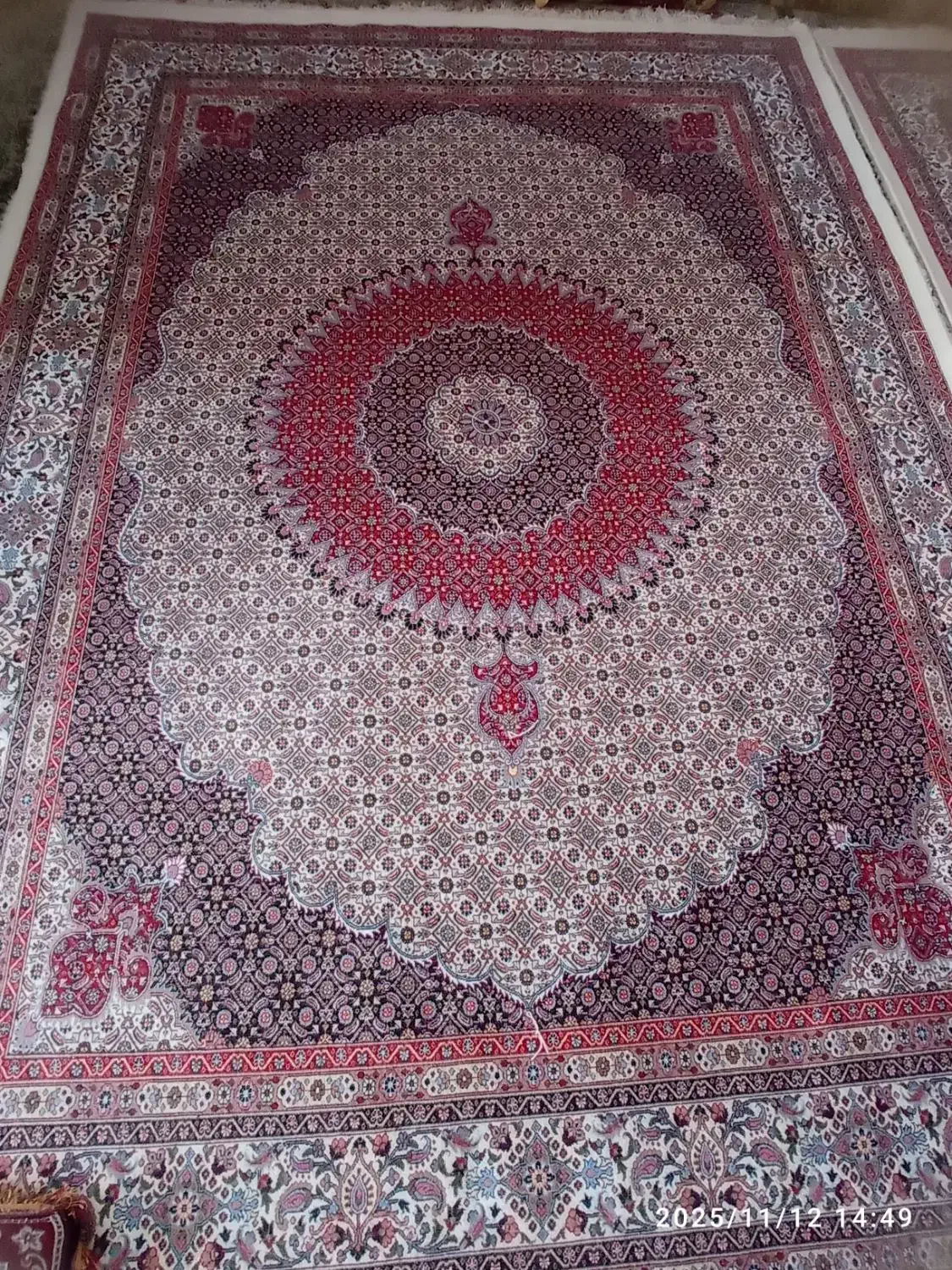 فروش یک جفت فرش دستباف 9 متری ریزه ماهی|فرش|بیرجند, |دیوار