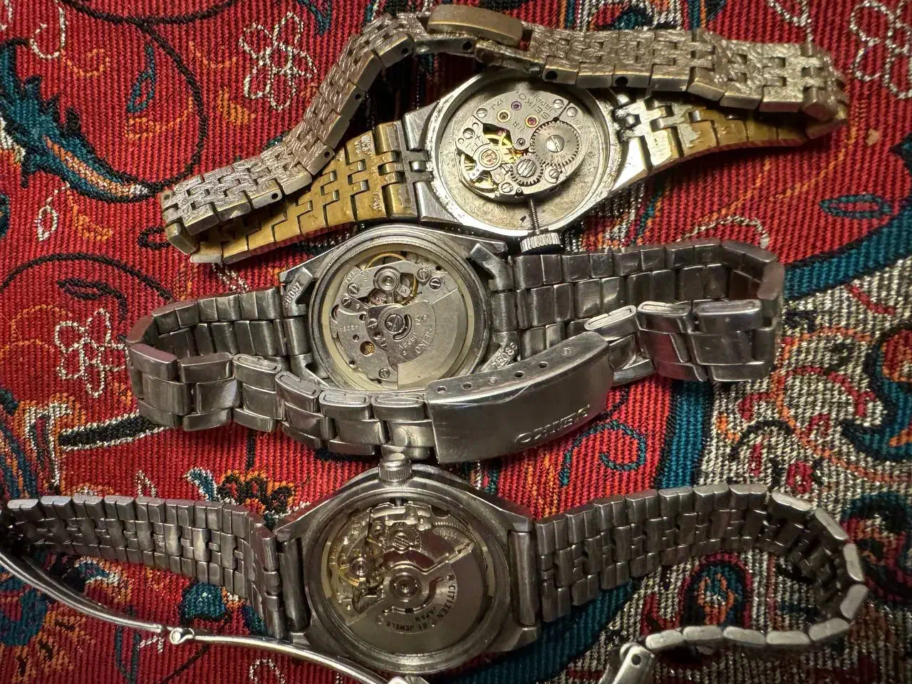 ۳عدد ساعت قدیمی سیکو ۵ و سیتیزن اتومات کوکی تعمیری|ساعت|تهران, شهرک چیتگر|دیوار