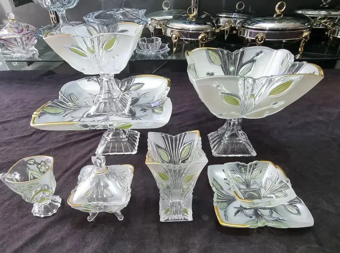 سرویس کریستال اصل ژاپن|ظروف سرو و پذیرایی|کرج, مصباح|دیوار