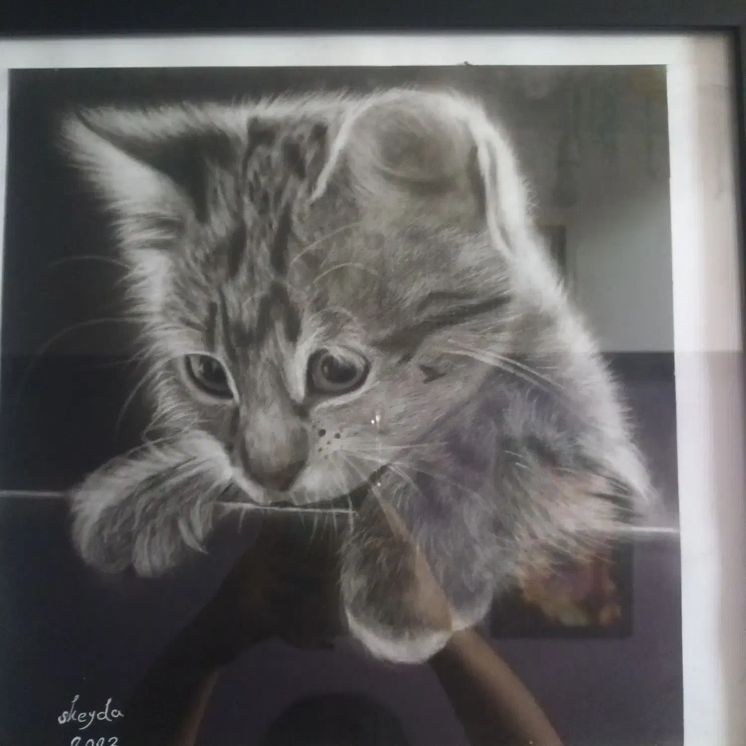 سیاه‌‌قلم|تابلو، نقاشی، عکس|قم, پردیسان|دیوار