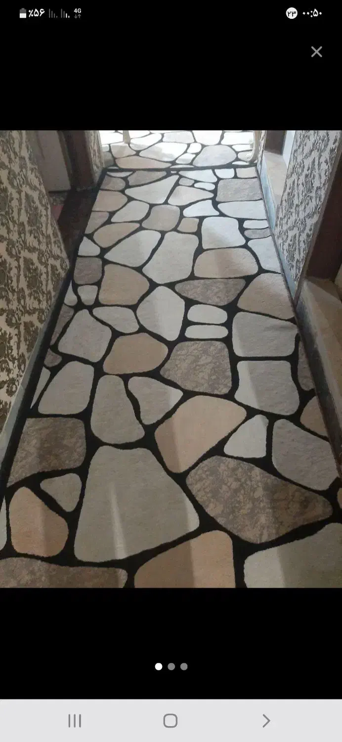 فرش ۱۲متری ۹متری ۲عددکناره وپادری بفروش میرسد|فرش|باوی, |دیوار
