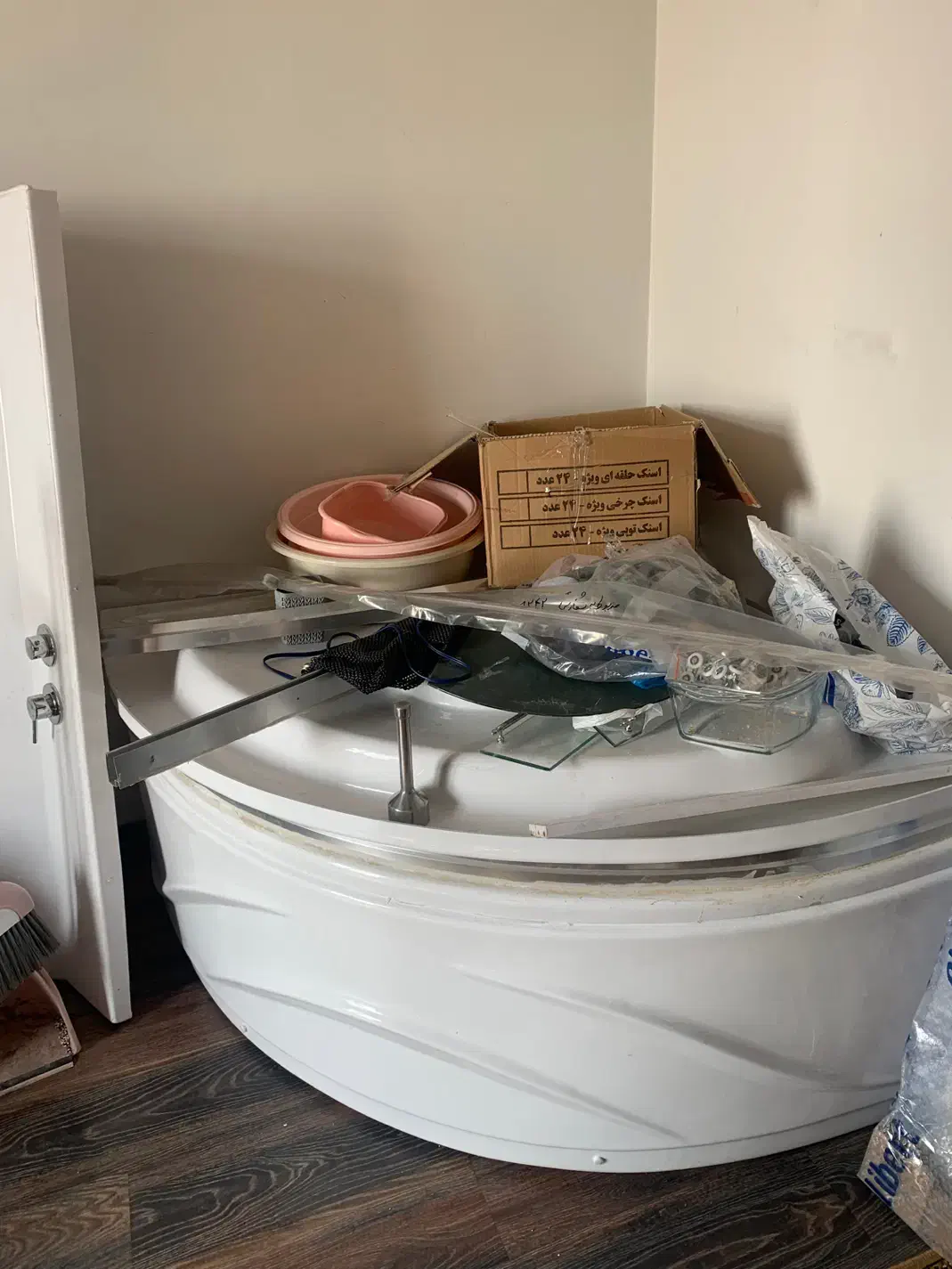 وان حمام شیشه ای نو|لوازم حمام|تهران, درب دوم|دیوار