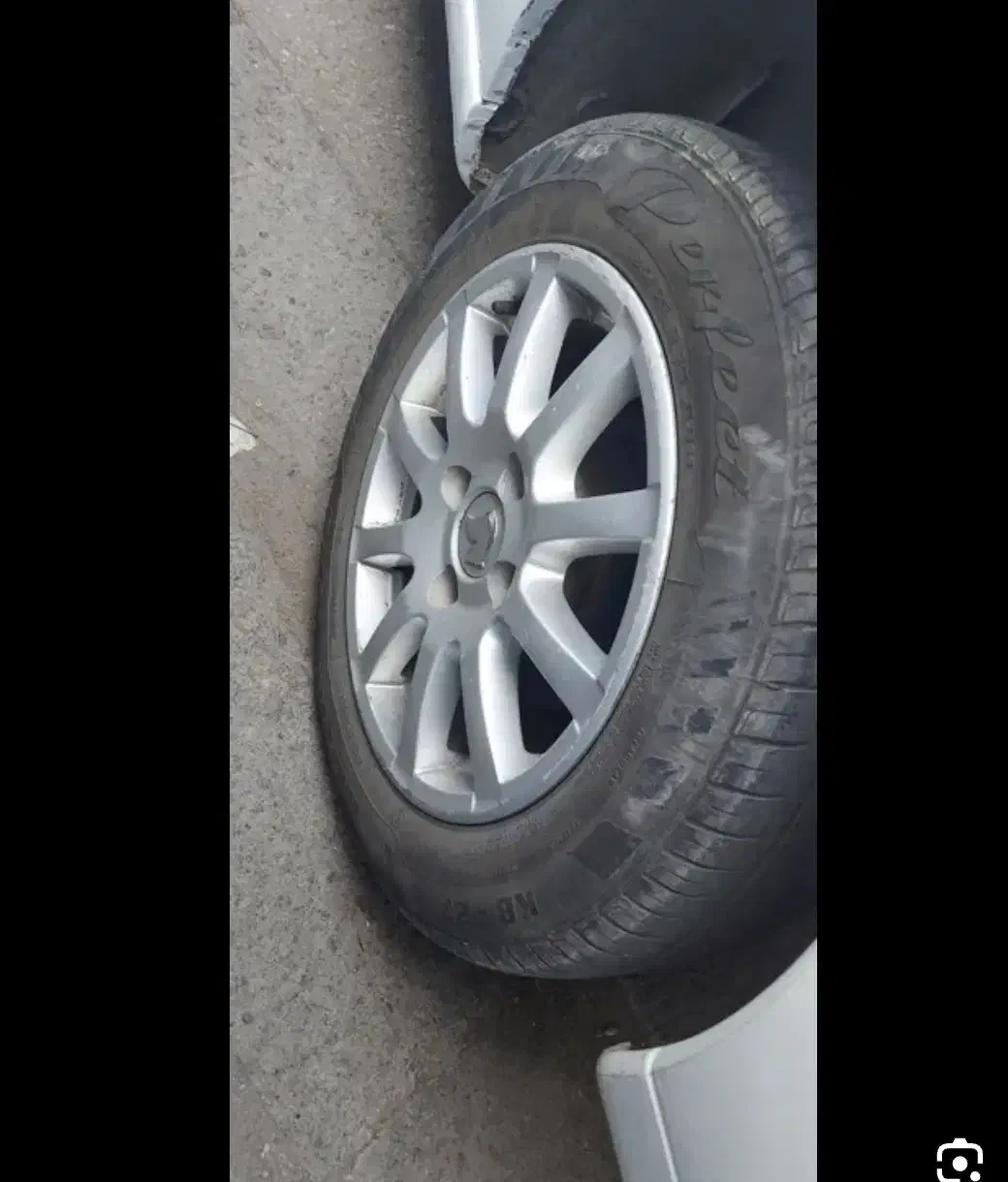 ۴عدد رینگ ۱۰پر سایز ۱۵ همراه با لاستیک|قطعات یدکی و لوازم جانبی|اردبیل, |دیوار