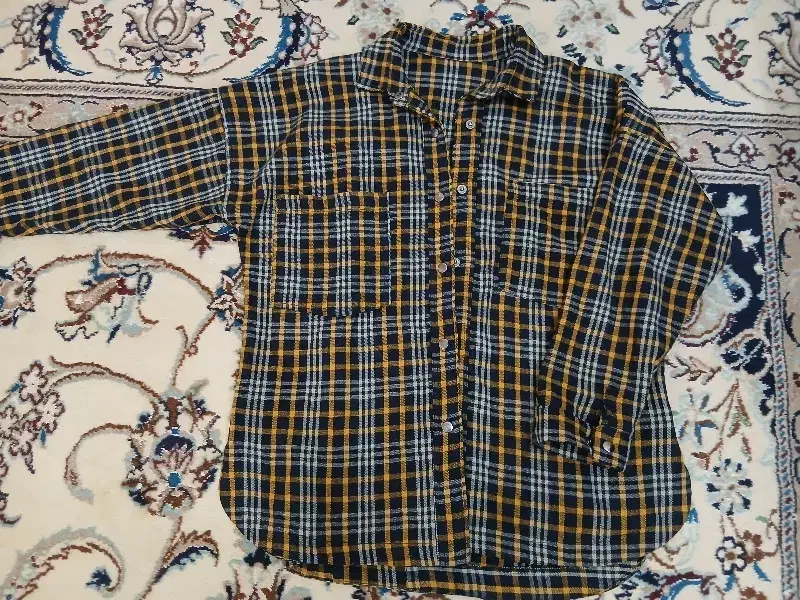 شکت چهارخونه پشمی کوبیده|لباس|ری, دیلمان|دیوار