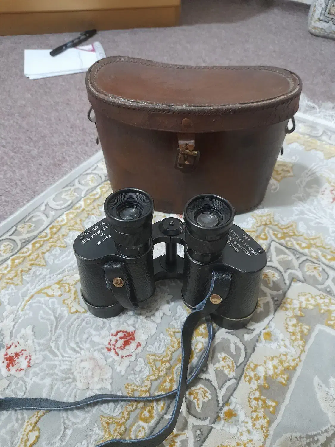 دوربین شکاری قدیمی عتیقه ساخت کشور انگلستان|کوهنوردی و کمپینگ|کرمانشاه, |دیوار