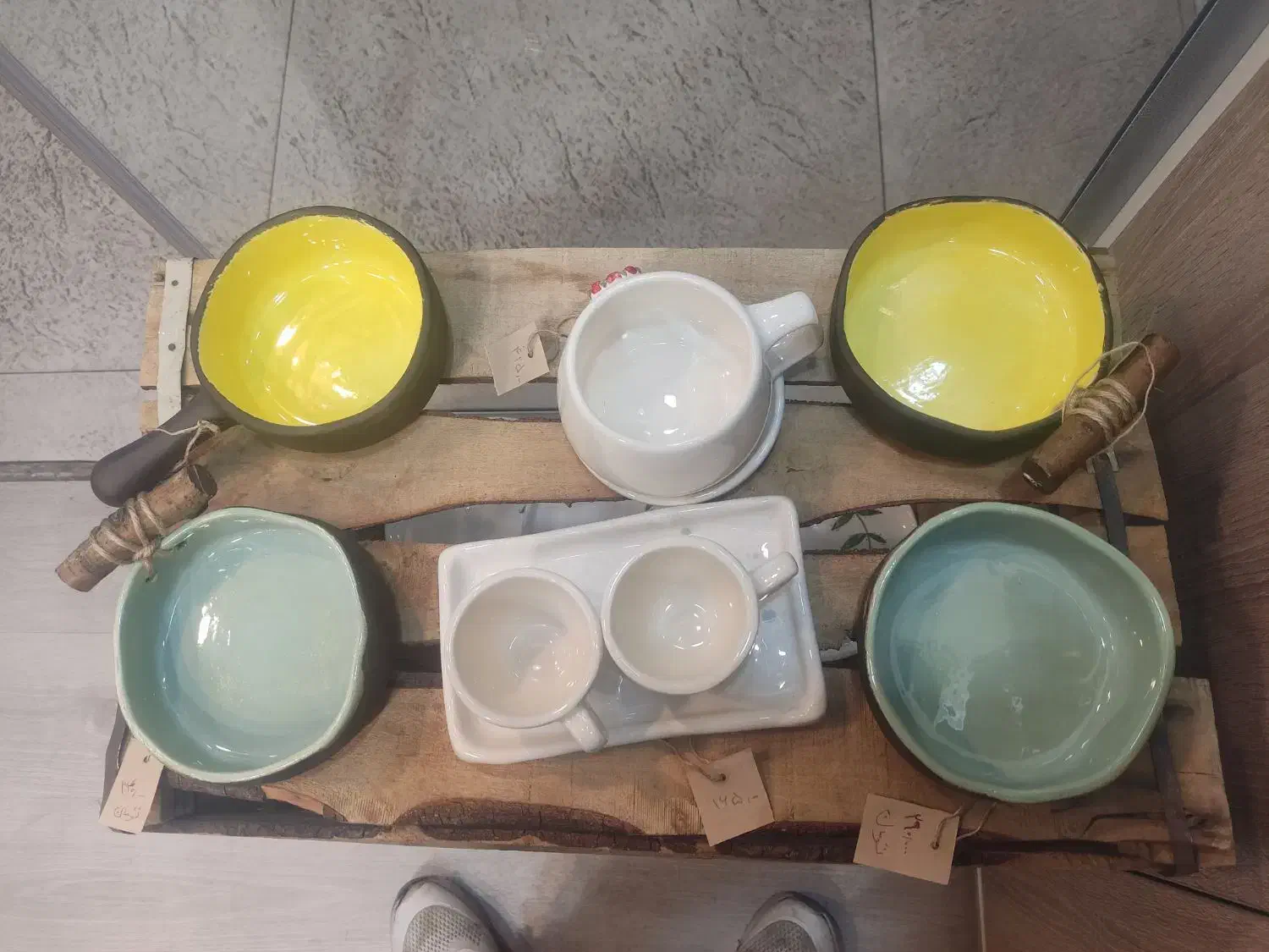 حراج سفال های دست ساز منقوش به دلیل تغییر شغل|حراج|تهران, جی|دیوار