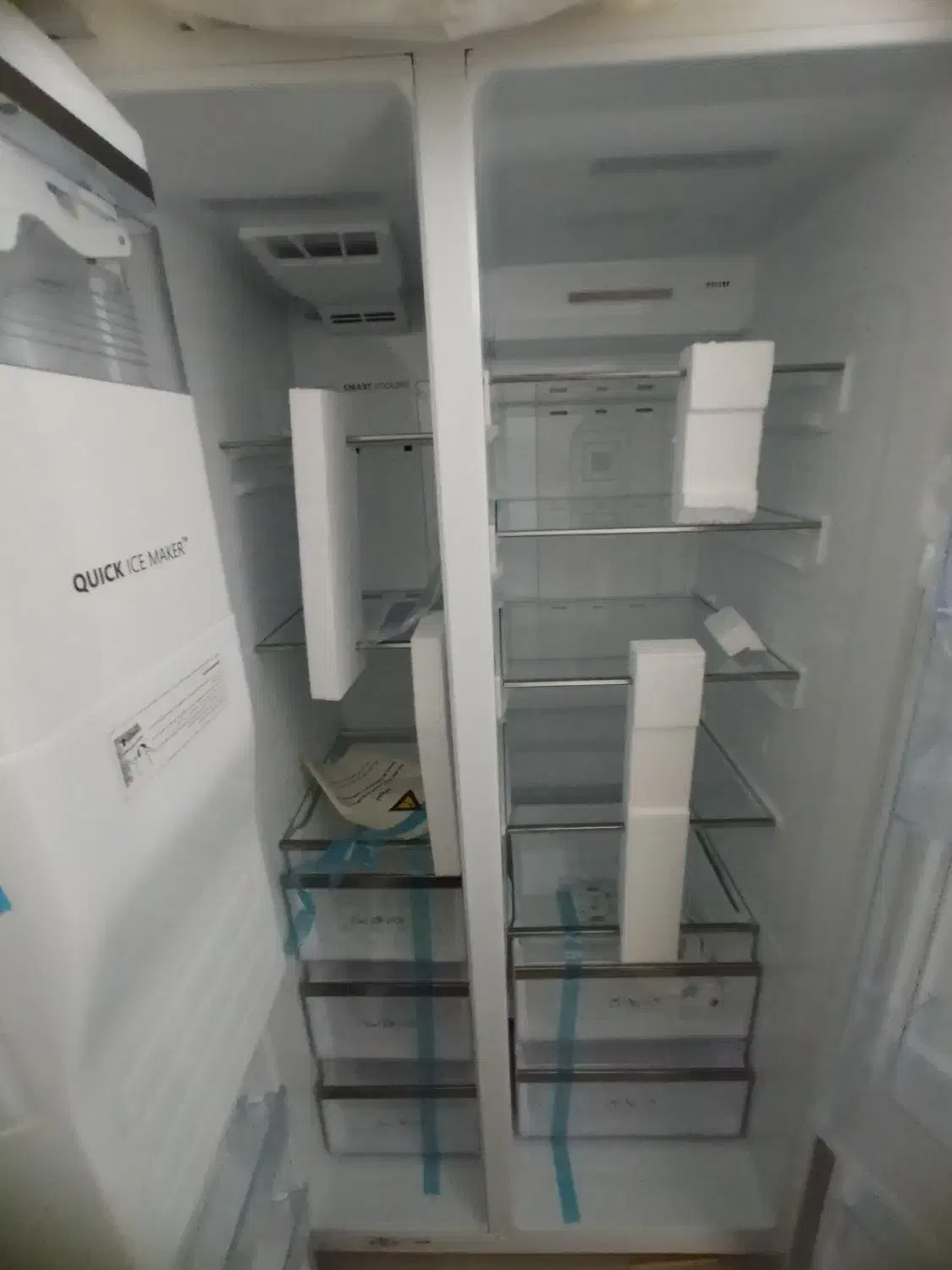 فروش یخچال ساید بای ساید صفر اسنوا|یخچال و فریزر|سردشت, |دیوار