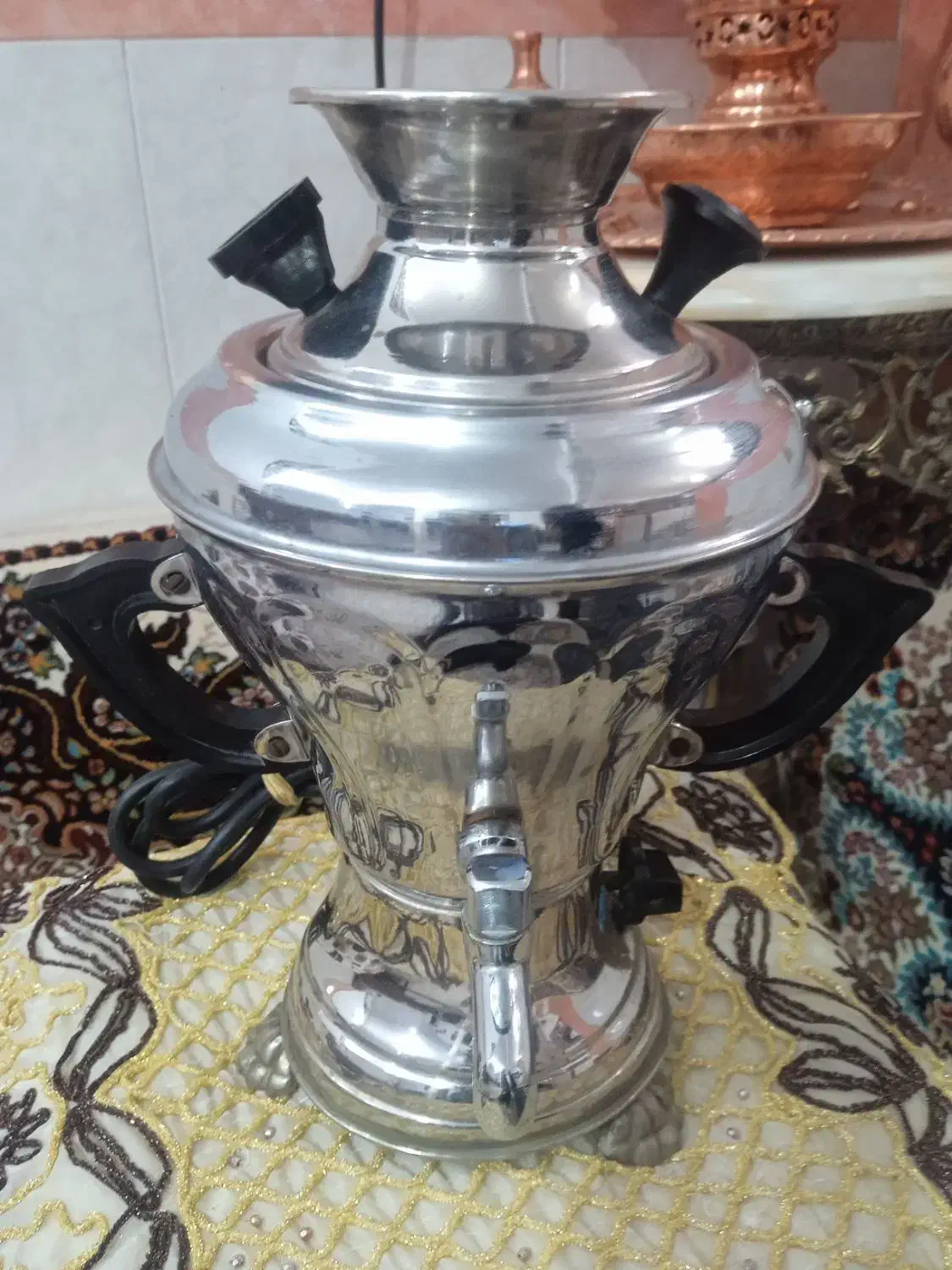 سماور برقی کوچک|سماور، چایساز، قهوهساز|قم, شاه ابراهیم|دیوار