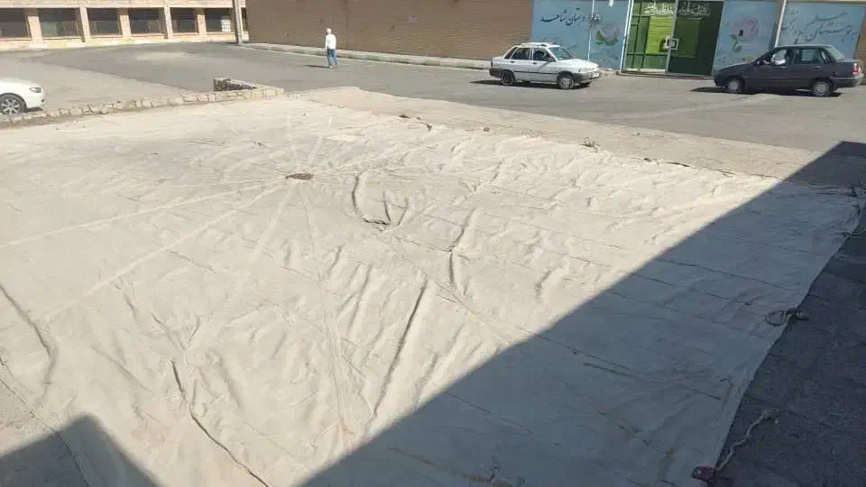 فروش چادر برزنتی|مصالح و تجهیزات ساختمان|فولادشهر, A4|دیوار