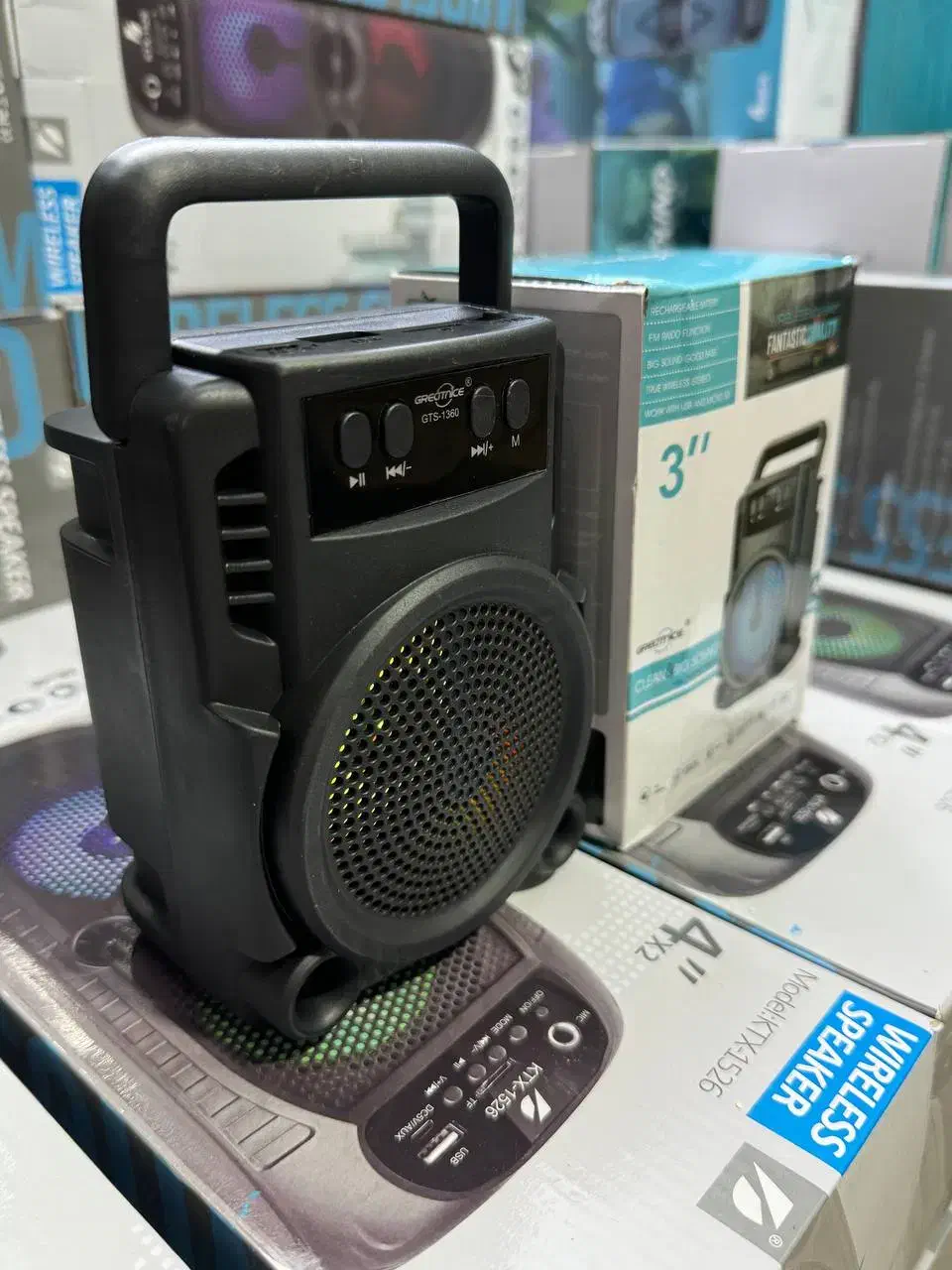 اسپیکر ۳ اینچ gts1360 به قیمت عمده|پخش‌کننده همراه|باسمنج, |دیوار