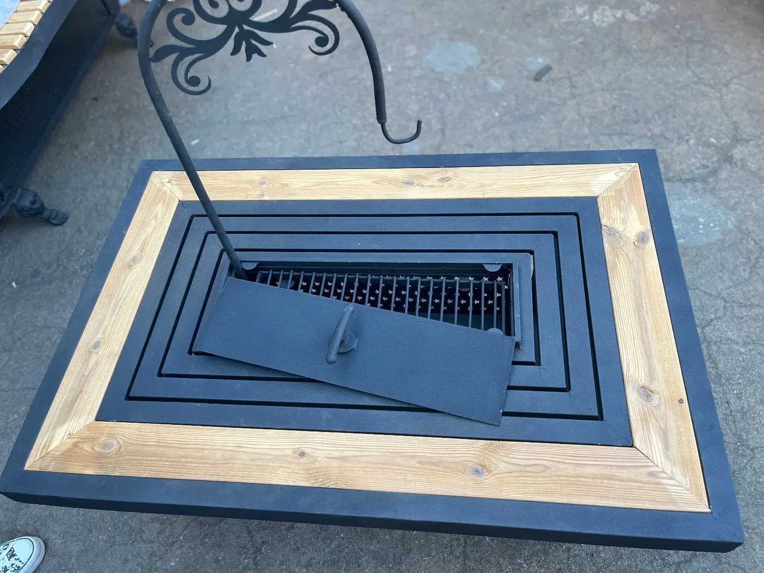 میز اتشدان پایه پروفیلی چوب ترمو|بخاری، هیتر، شومینه|تهران, تهرانپارس شرقی|دیوار