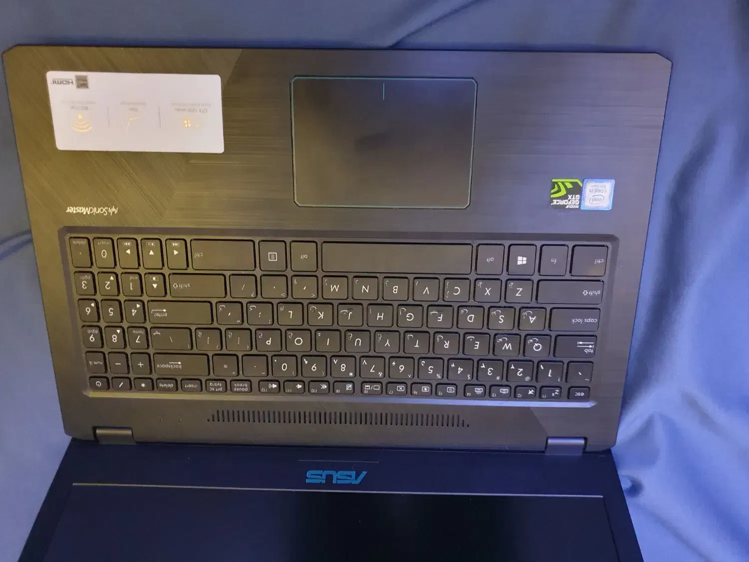 لپتاپ asus مدل k570ud کارت گرافیک gtx1050|رایانه همراه|همدان, |دیوار