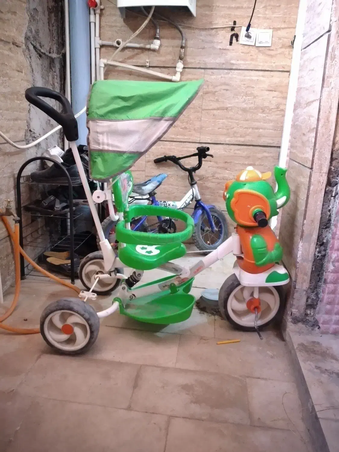 سه چرخه در حد نو|دوچرخه، اسکیت، اسکوتر|قدس, شهر‌قدس|دیوار