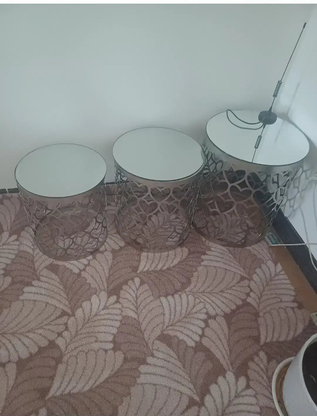 فروش سه تا عسلی واینه کنسول|مبلمان خانگی و میز عسلی|ایلام, |دیوار