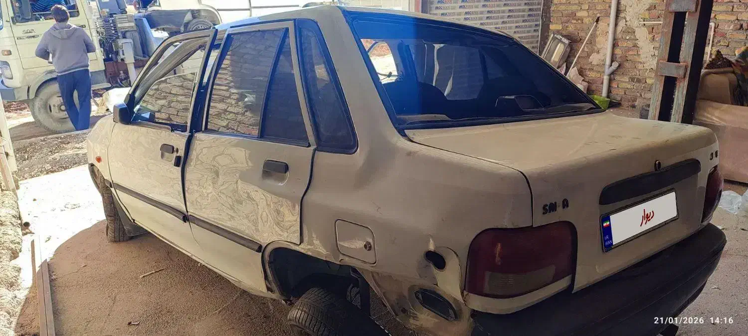 پراید 131 مدل 91 sl تصادفی|خودرو سواری و وانت|کرمانشاه, |دیوار