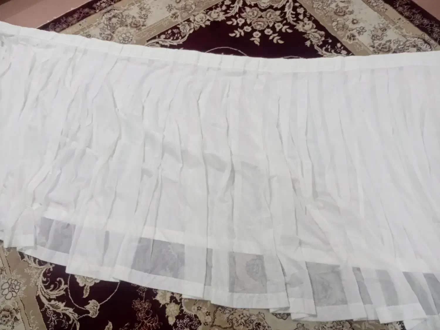 پرده ساتن|پرده، رانر، رومیزی|قم, سراجه (۱۵ خرداد)|دیوار