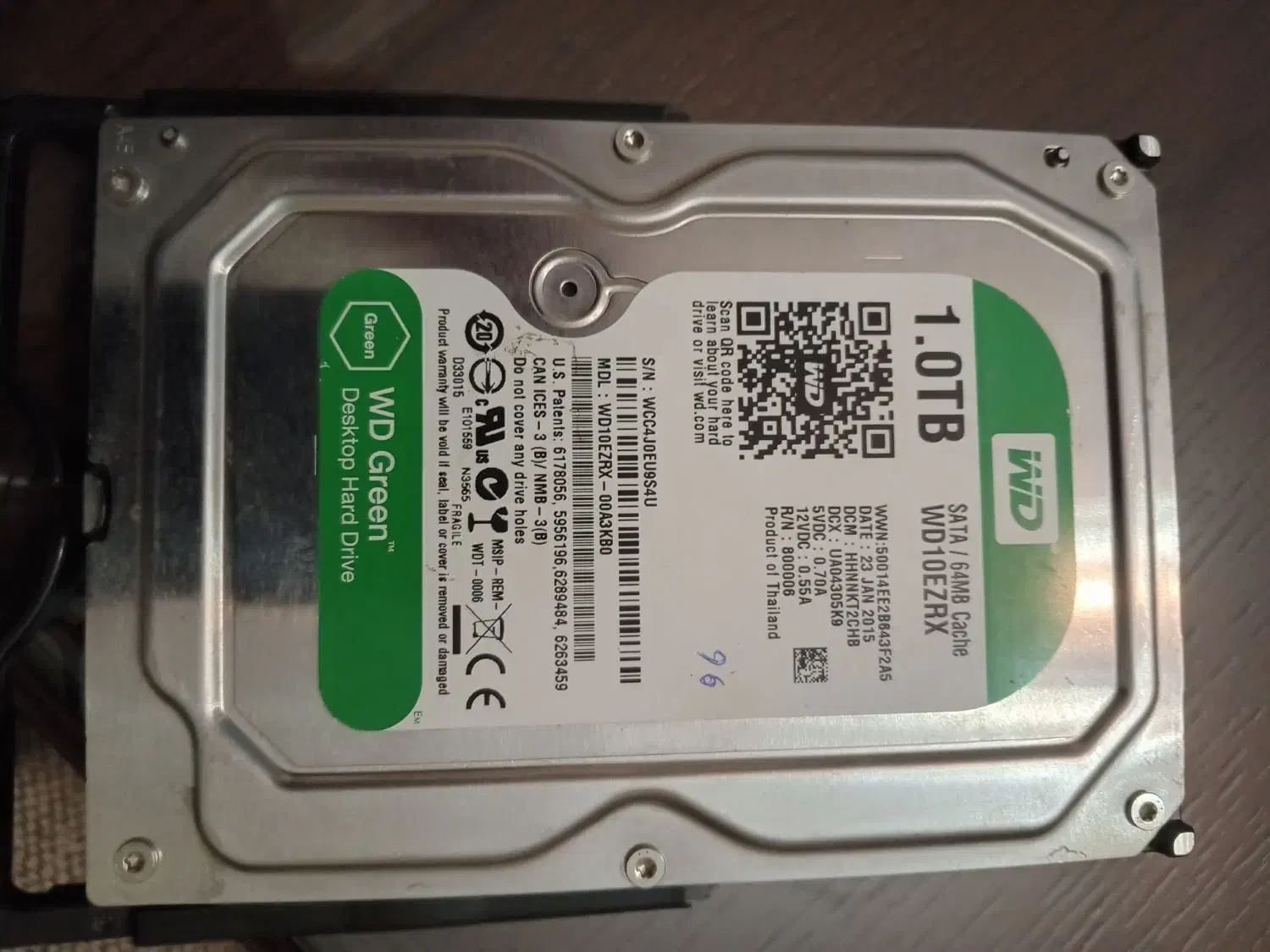 دو عدد هارد یک ترا با سلامت ۹۶ و ۷۶|قطعات و لوازم جانبی رایانه|تهران, اوقاف|دیوار