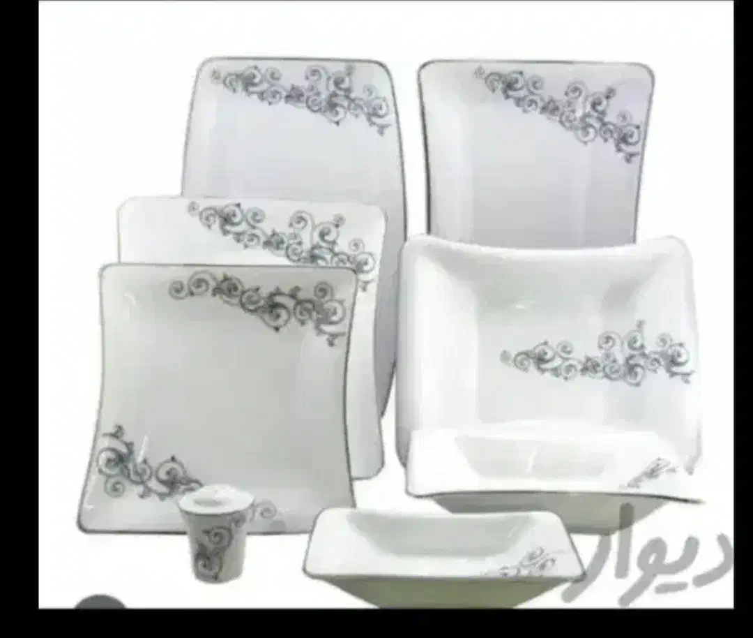 سرویس چینی زرین ۱۲ نفره همراه کارتون|ظروف سرو و پذیرایی|ملایر, |دیوار