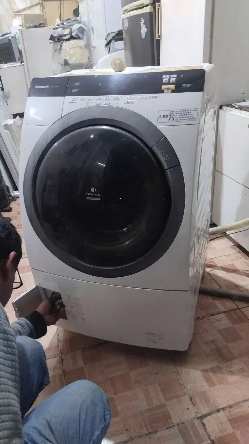 پاناسونیک ژاپنی|ماشین لباسشویی و خشککن لباس|شوشتر, |دیوار