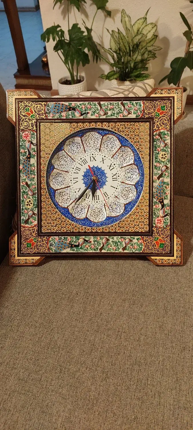 ساعت دیواری مینا کاری اصفهان|ساعت دیواری و تزئینی|پردیس, فاز ۸|دیوار