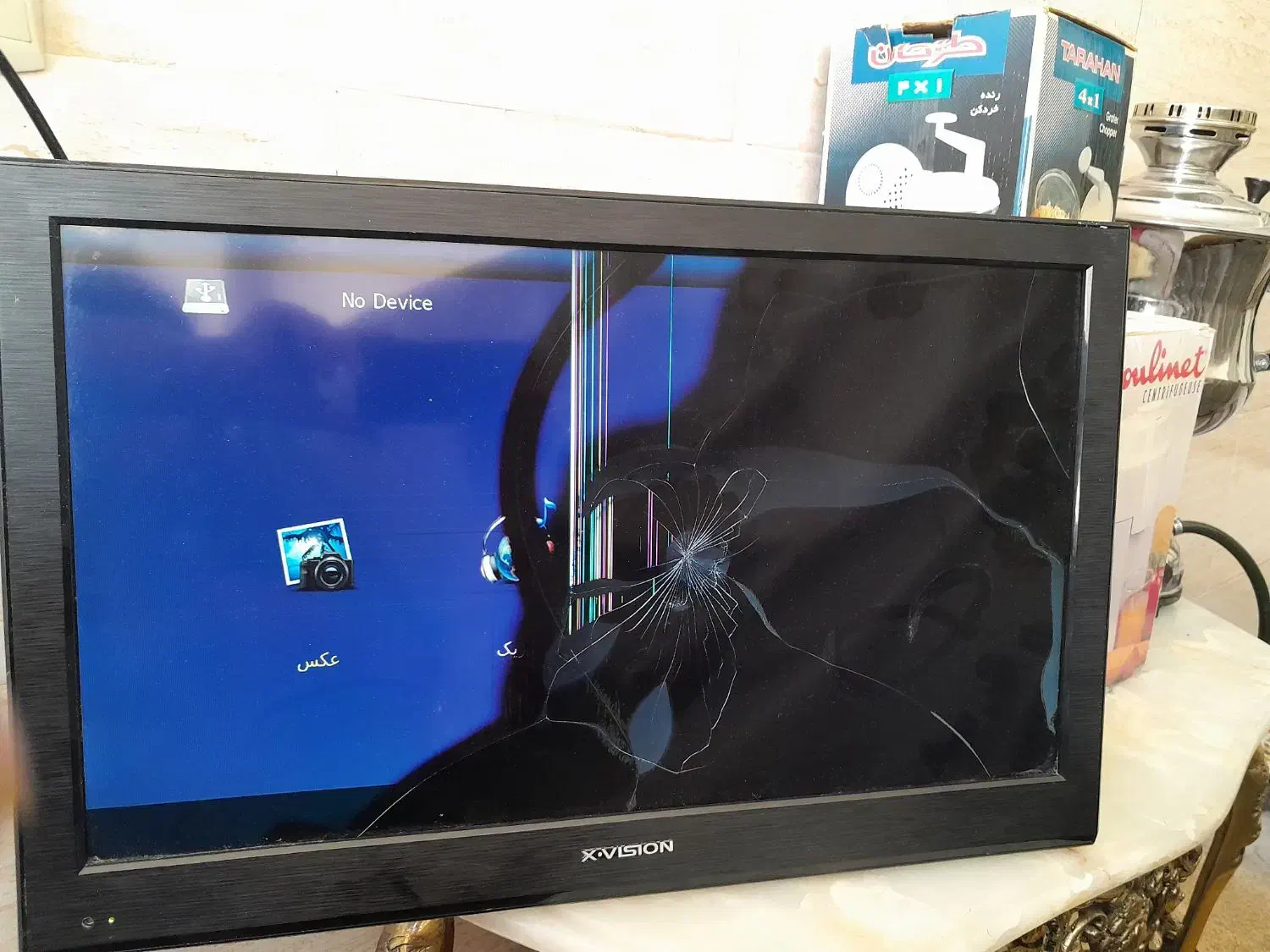 تلویزیون ایکس ویژن ال ای دی|تلویزیون و پروژکتور|کرج, حصارک پایین|دیوار