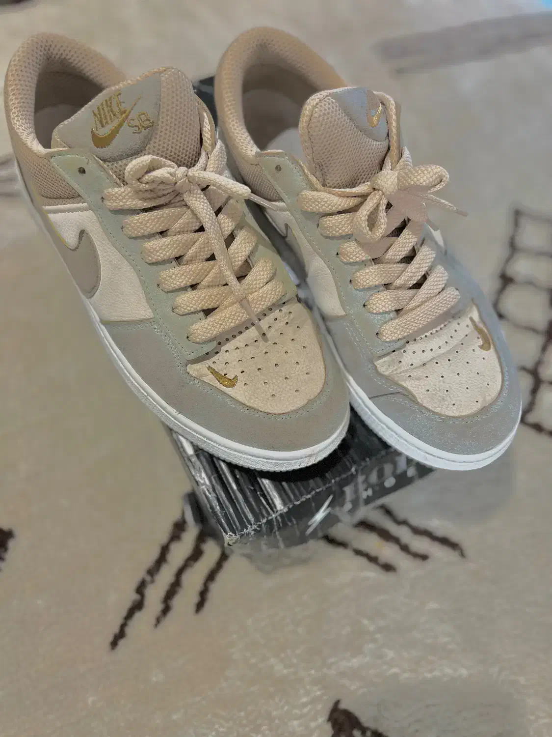 کتانی نایک جردن کرم رنگ orginal|کیف، کفش، کمربند|آستارا, |دیوار