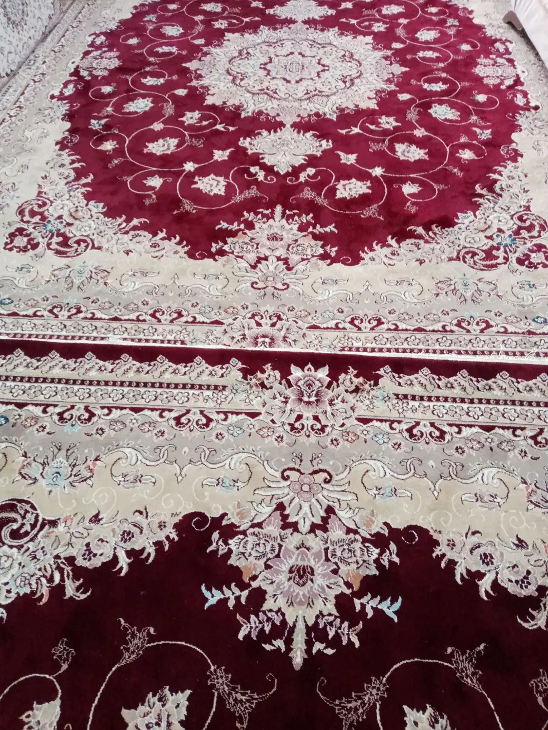 فرش ۱۲متری دوجفت|فرش|شاندیز, |دیوار