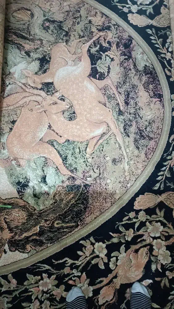 فرش 4متری طرح مینیاتور|فرش|لاهیجان, قیام|دیوار