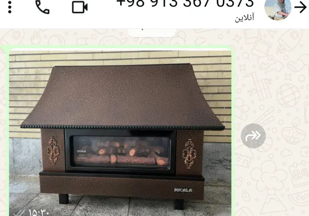 یک عدد شومینه نیک کالا ۲۸ هزار|بخاری، هیتر، شومینه|اصفهان, شهرک ولیعصر|دیوار