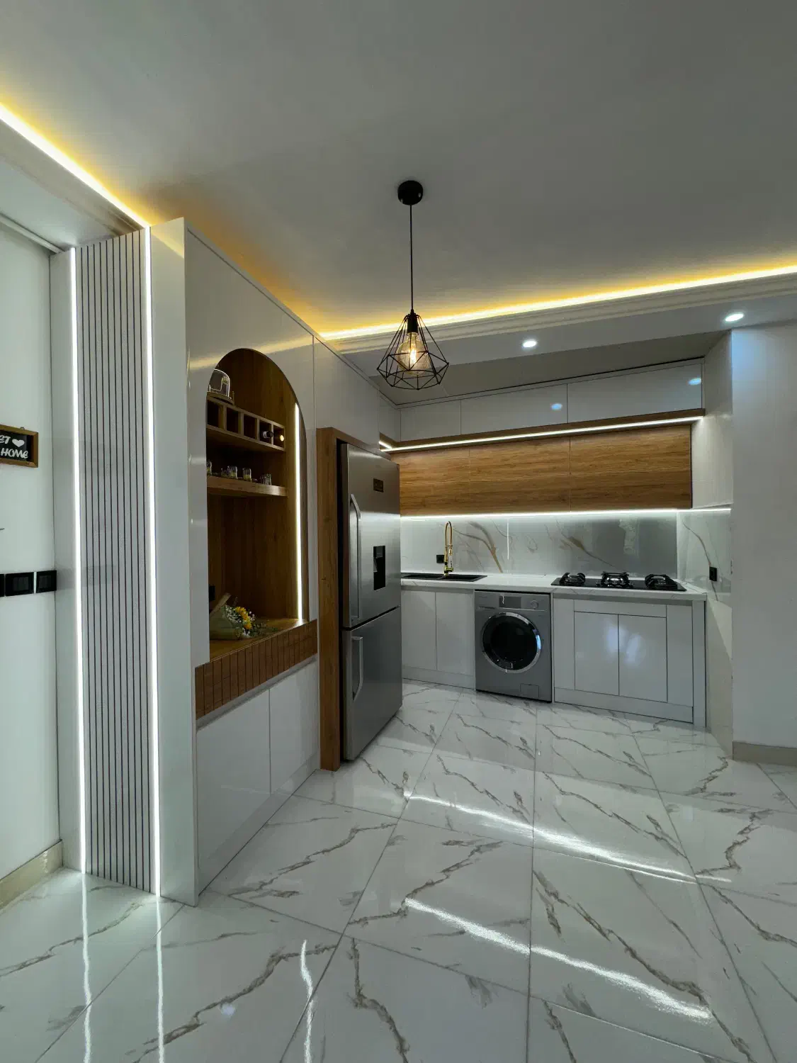 اجرای کابینت به صورت حرفی با پرداخت ویژه|مصالح و تجهیزات ساختمان|رشت, آتشگاه|دیوار