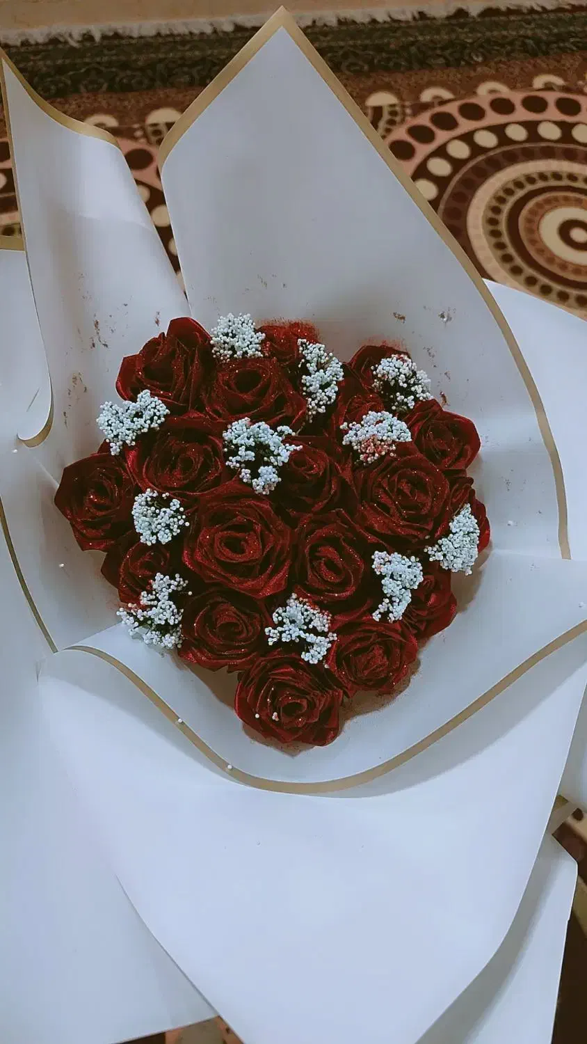 گل روبانی|گل مصنوعی|بروجرد, |دیوار