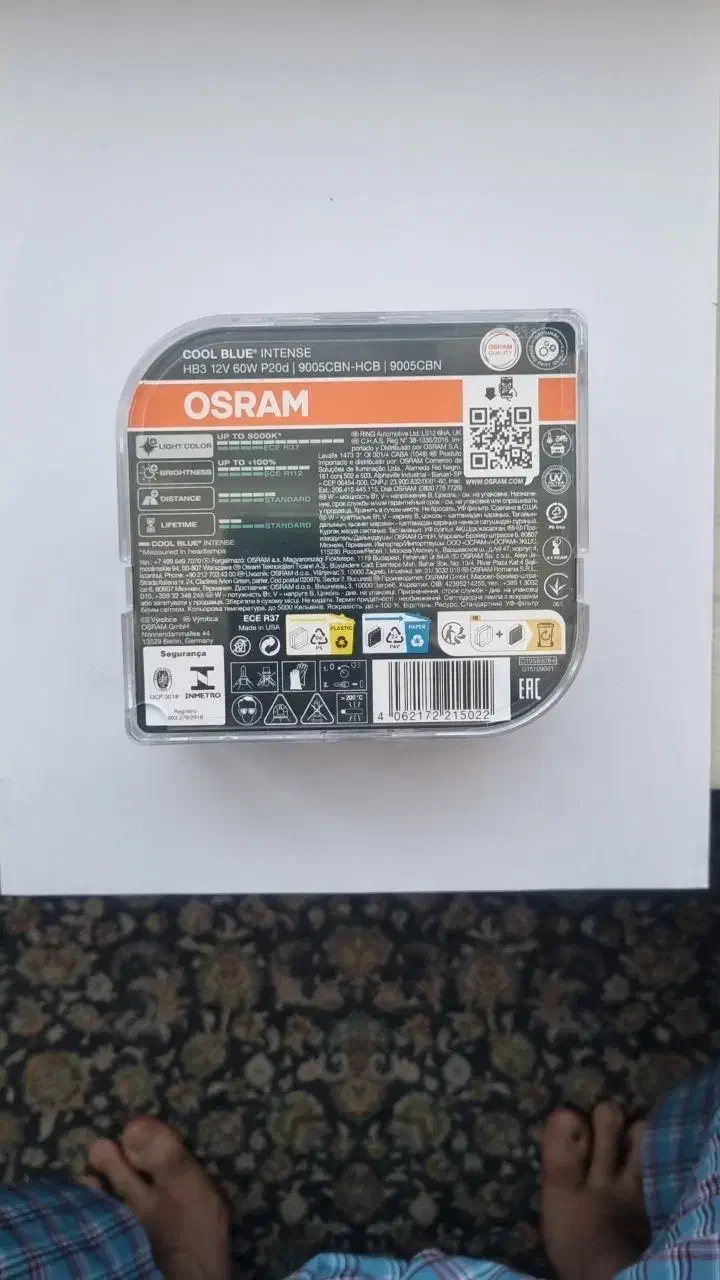 لامپ HB3/9005 اسرام ساخت آمریکا|قطعات یدکی و لوازم جانبی|شهرضا, |دیوار