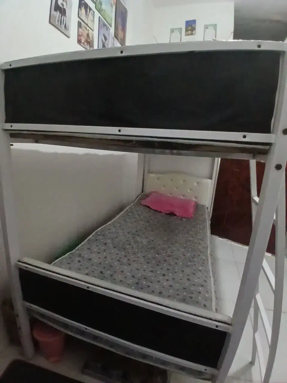 تخت دو طبقه فلزی|تخت و سرویس خواب|مشهد, حضرت حجت|دیوار