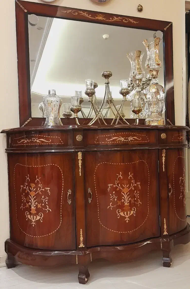 آینه کنسول|بوفه، ویترین، کنسول|تبریز, |دیوار