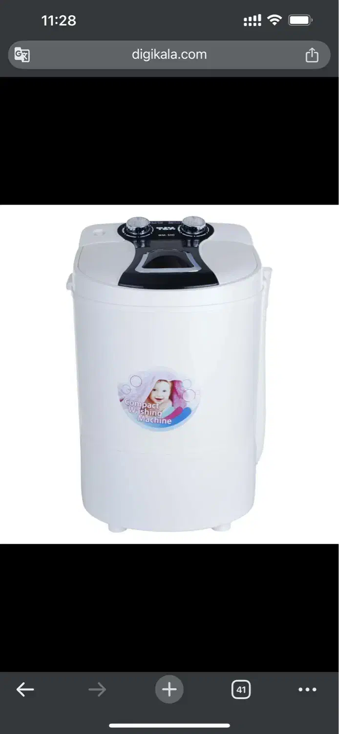 مینی واش برفاب ۴کیلویی|ماشین لباسشویی و خشککن لباس|تبریز, |دیوار