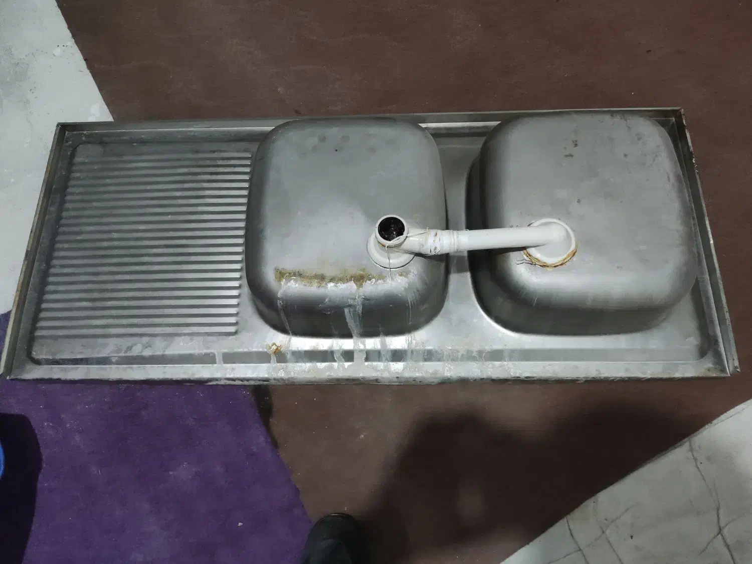 سینگ دو لنگه سمت راست|مصالح و تجهیزات ساختمان|مشکیندشت, |دیوار