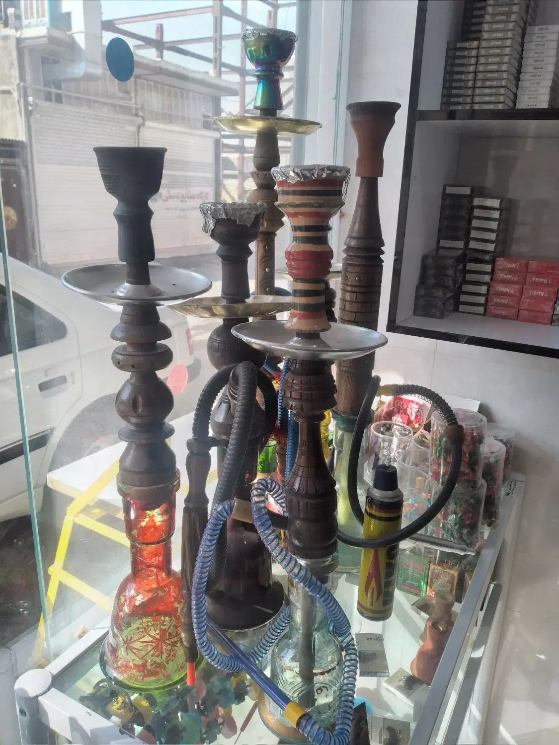 انواع قلیان نو  آببندی. عطر .دسته سویچ .اسباب بازی|کلکسیون و سرگرمی|سرپل ذهاب, |دیوار