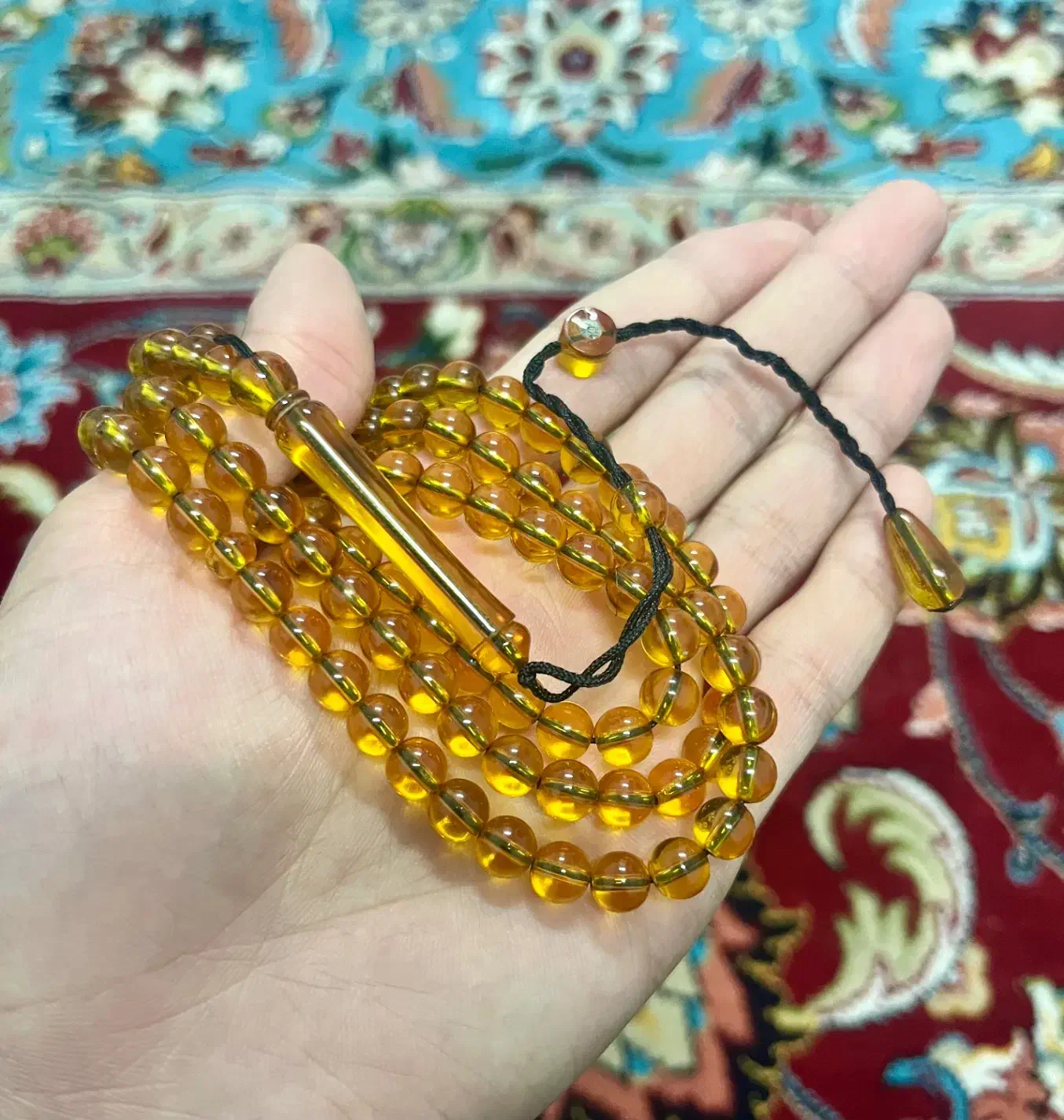 تسبیح شاه مقصود کابلی|جواهرات|مشهد, حرم مطهر رضوی|دیوار